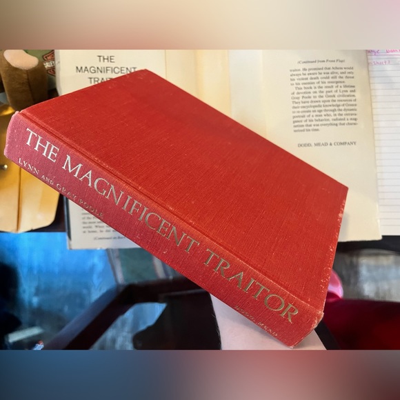 Vtg 1968 Ancient Greek Hardback Novel of Alcibiadas & The Golden Age of Pericles - Picture 14 of 15